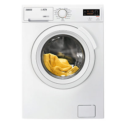 Zanussi ZWD91683NW Freestanding Washer Dryer, 9kg Wash/6kg Dry Load, A Energy Rating, 1600rpm Spin, White Zanussi ZWD91683NW Freestanding Washer Dryer, 9kg Wash/6kg Dry Load, A Energy Rating, 1600rpm Spin, White